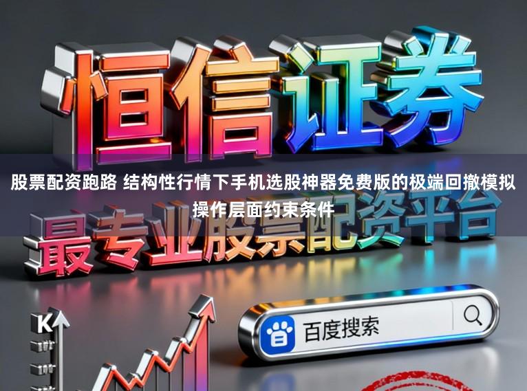 股票配资跑路 结构性行情下手机选股神器免费版的极端回撤模拟操作层面约束条件
